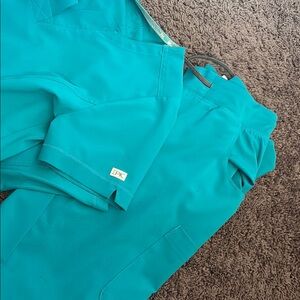 Teal Scrub Set